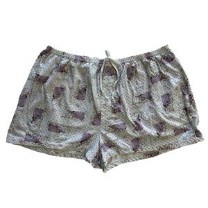Disney Winnie the Pooh Eeyore Pajama Shorts Sleepwear Size L